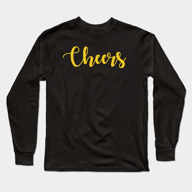 Cheers New Years Eve Long Sleeve T-Shirt by charlescheshire